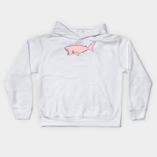 pink shark Kids Hoodie